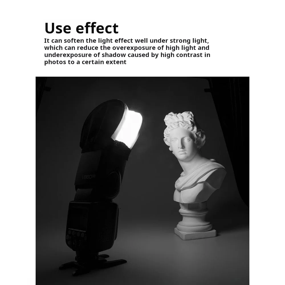 Универсальный Рассеиватель вспышки камеры Speedlite Softbox Замена для Canon Nikon Sony Godox V860 Yongnuo on-Camera Flash