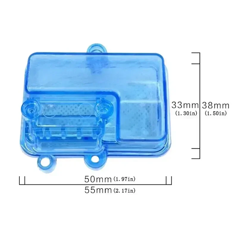 Scatola di ricezione ricevitore impermeabile in plastica per accessorio telecomando per auto Huanqi727 / Slash RC
