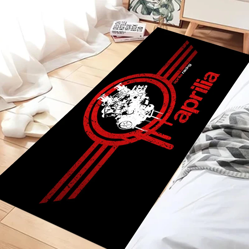 

A-Aprilias Display Motorcycle Parking Carpet Polyester Racing Moto Carpets Anti-slip Mat Bedside Rugs Display Mat Parking