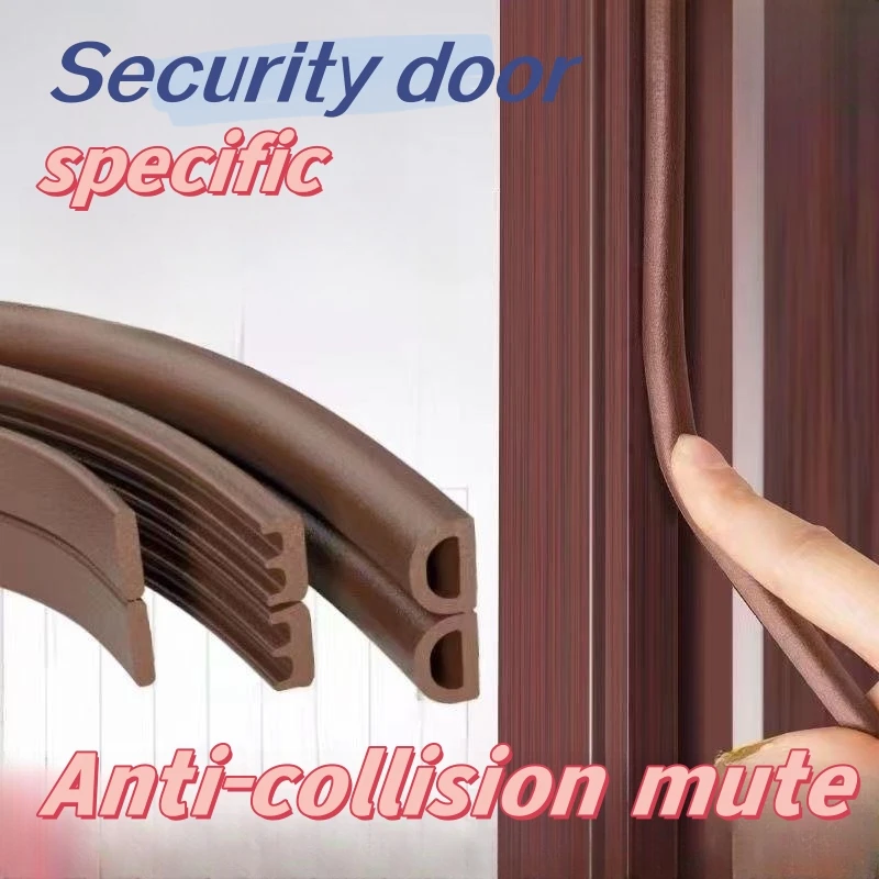 I/D/E Type Door And Window Foam Sealing Strip Self-Adhesive Sound Insulation Adhesive Strip Anti-Theft Door Frame Windproof