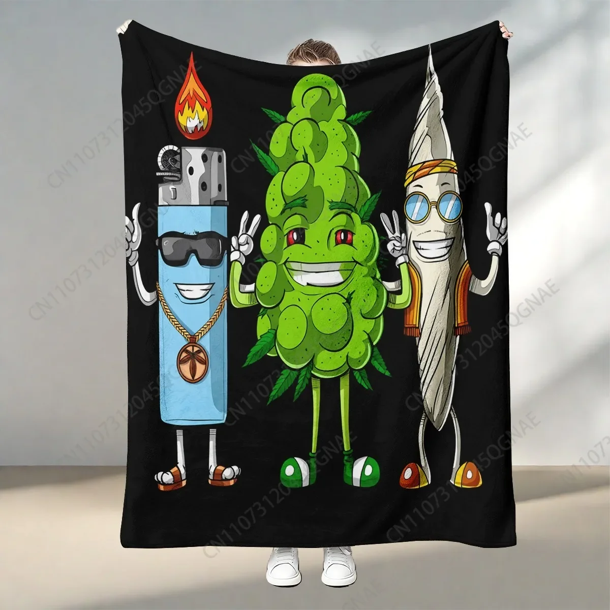 Custom A Flannel Blanket Featuring A Subtle Design, Suitable For Washing, Perfect For Beds Or Camping. An Ideal Gift For Men, Wo