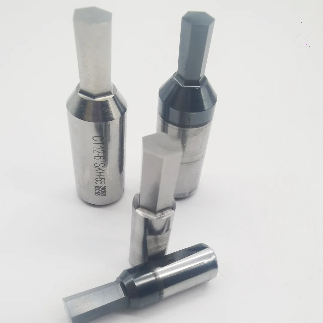 Hexagon rotating punch cutting tool CNC hex head CT08 CT12 shank 16 CNC lathe tool steel punch
