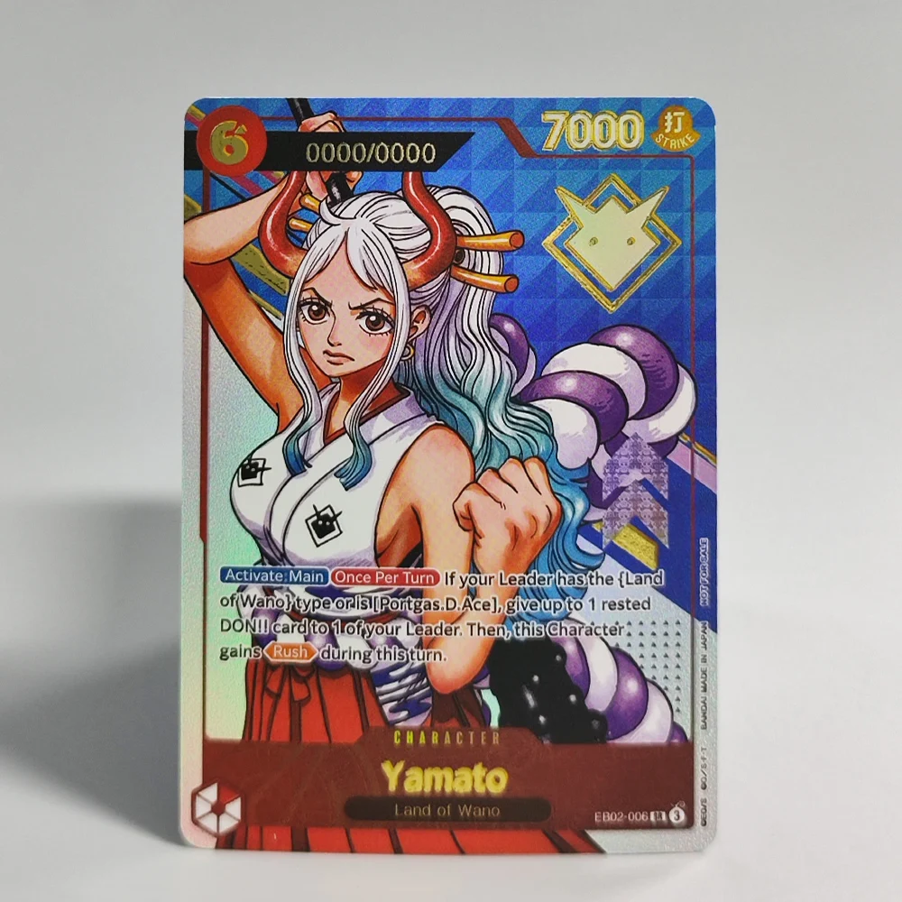 

Коллекционная карточная игра Self Made Proxy OPCG One Piece English/Japanese Yamato EB02-006 SR 2026 Winner prize Game Collection Card Toy