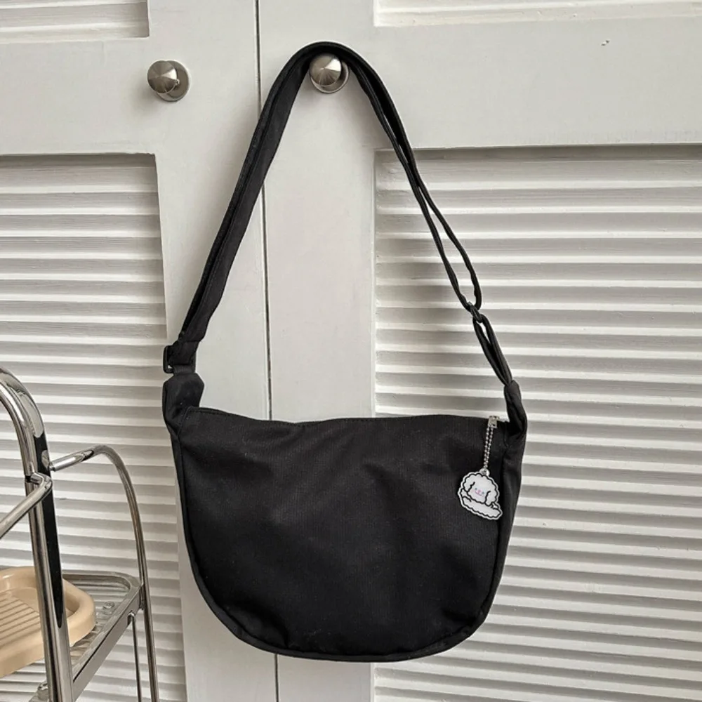 

Corduroy Waffle Plaid Shoulder Bag Large Capacity Korean Style Solid Color Shoulder Bag Tote Bag Cotton Cloth