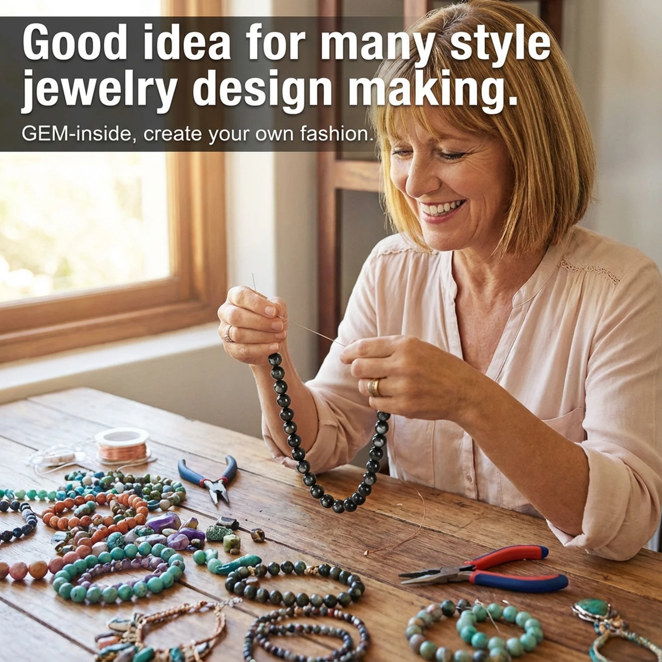 Natural Stone Rainbow Black Obsidian Round Loose Beads For Jewelry Making Strand 15\