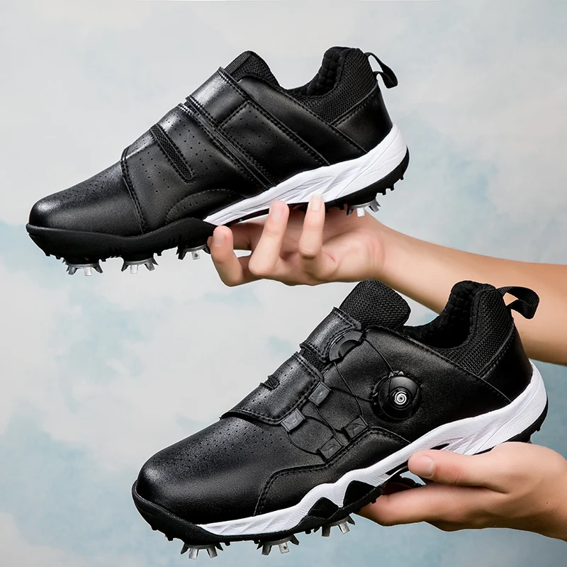 Professional Male Golf Shoes Men Damping Golf Sneaker Comfortable Walking Footwears for GoIfers