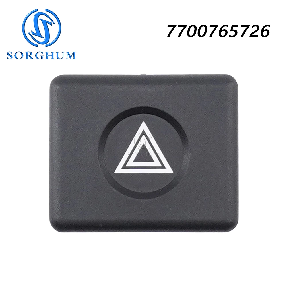 

SORGHUM 7700765726 For Renault 9 R9 Car Emergency Hazard Warning Light Double Flash Switch 9 Pins Drop Shipping