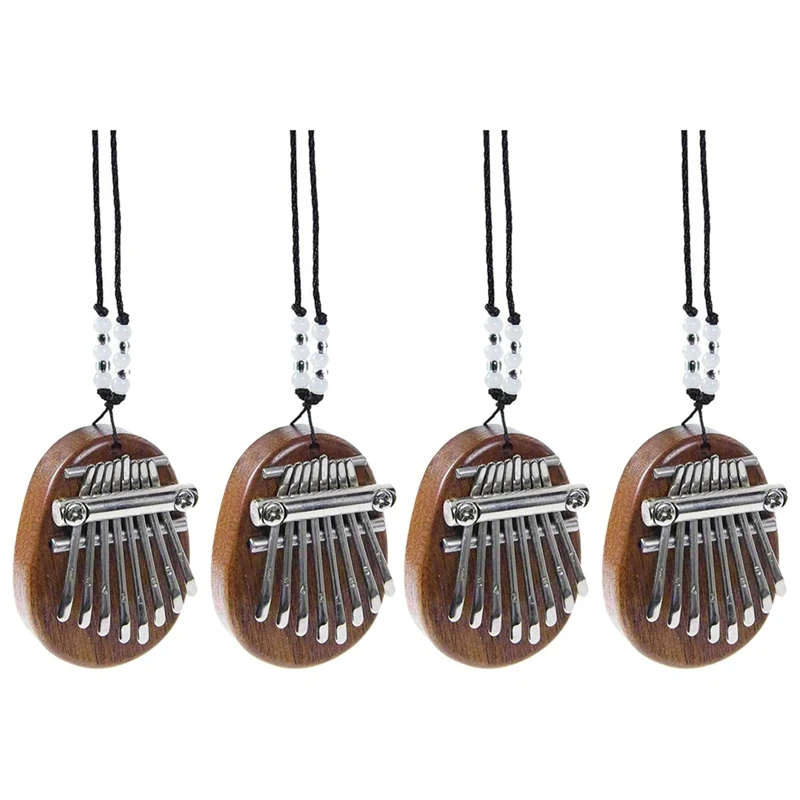 

4X Mini Kalimba 8 клавиш большой палец пианино отличный звук клавиатура на палец музыкальный инструмент