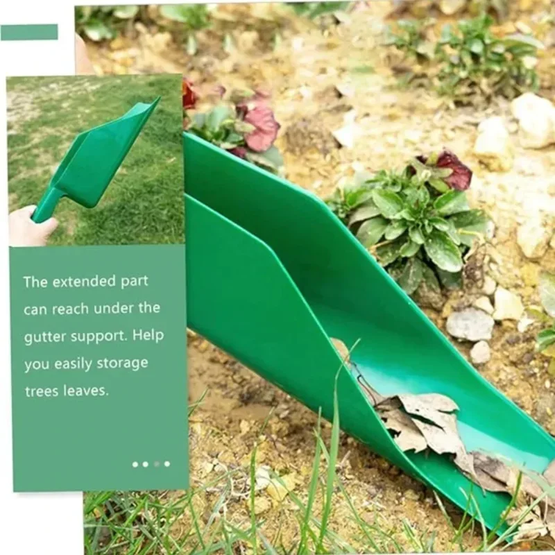 Gutter Getter Scoop Cleaning Roof Tool Flex Fit Dirt Debris Remove Multi Use Eaves Garden Leaf Gutter Spoon Shovel Supplies