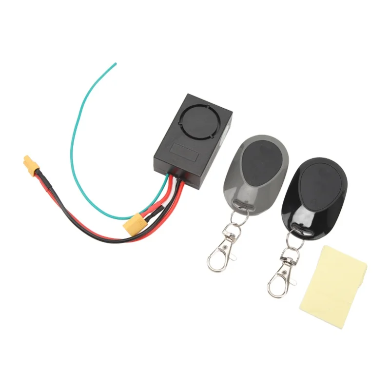 

Противоугонная система охранной сигнализации 115 дБ с 2 пультами дистанционного управления, электрический скутер, противоугонная сигнализация, интерфейс XT30 для скутеров M365