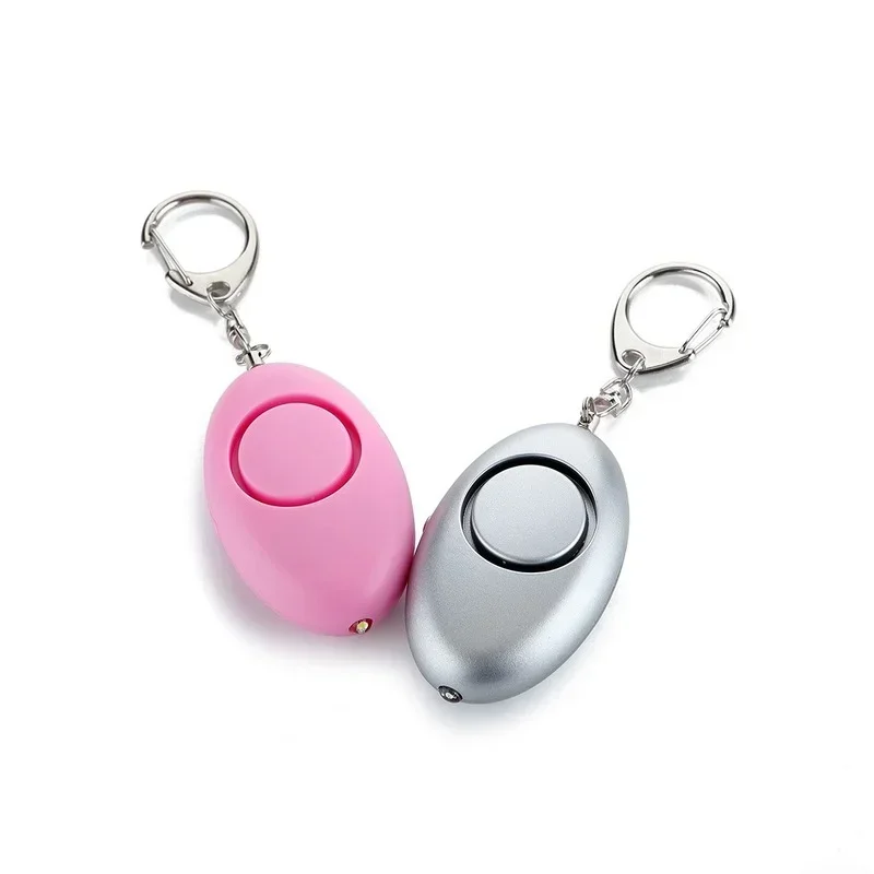 125dB Egg Shape Self Defense Alarm Girl Women Elderly Security Protect Alert Personal Safety Scream Emergency Alarm Keychain