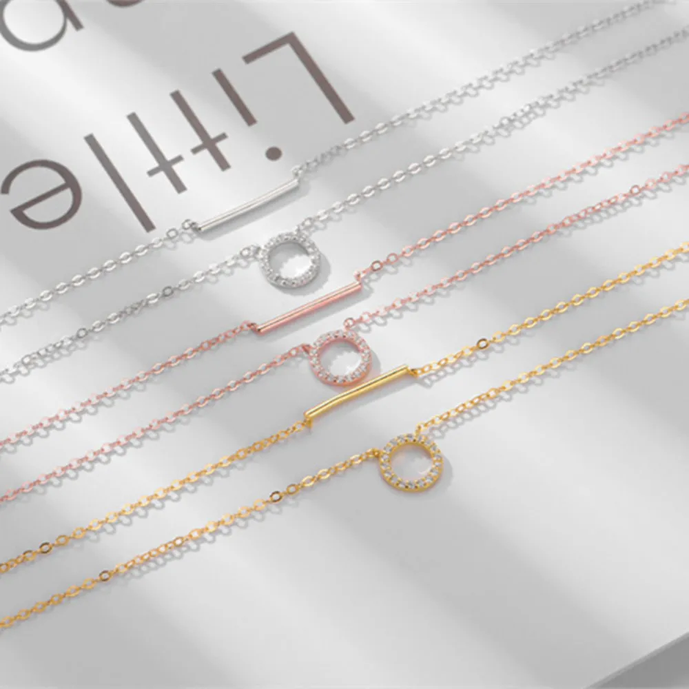 

Многослойное серебряное круговое колье S925 — стильное крутое, японское и корейское женское колье с воротником