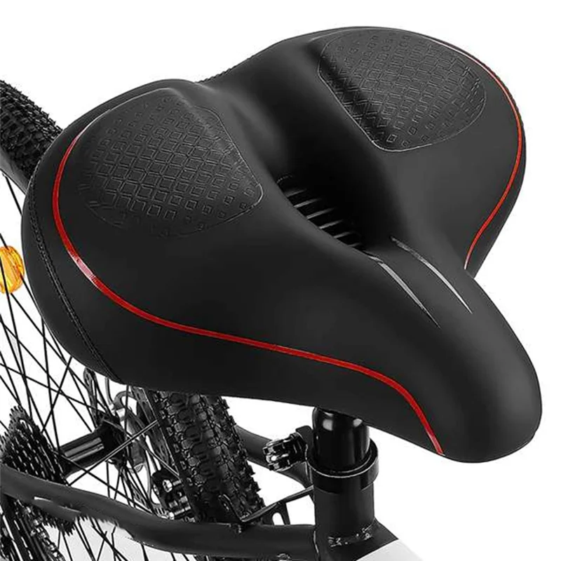 

TURE Mens Womens Comfort Oversized Bike Seat, Wide Padded Bike Seat Replacement Parts For Peloton Bikes Patent No: ZL20213042673