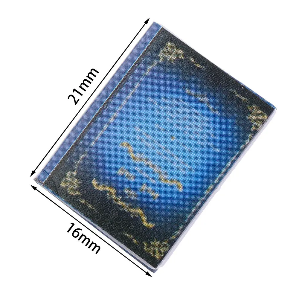 3ชิ้นโมเดลหนังสือจิ๋วขนาด1/12สามารถเปิดได้อุปกรณ์ในฉากบ้านตุ๊กตาอุปกรณ์เสริมตุ๊กตาของเล่นอุปกรณ์ประกอบฉากบ้านเล่น