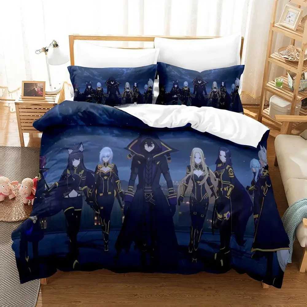 The Eminence in Shadow Cid Kagenou Bedding Set Cartoon Anime three-piece set Adult Kid Bedroom Duvet cover Sets 3D Kawaii Anime