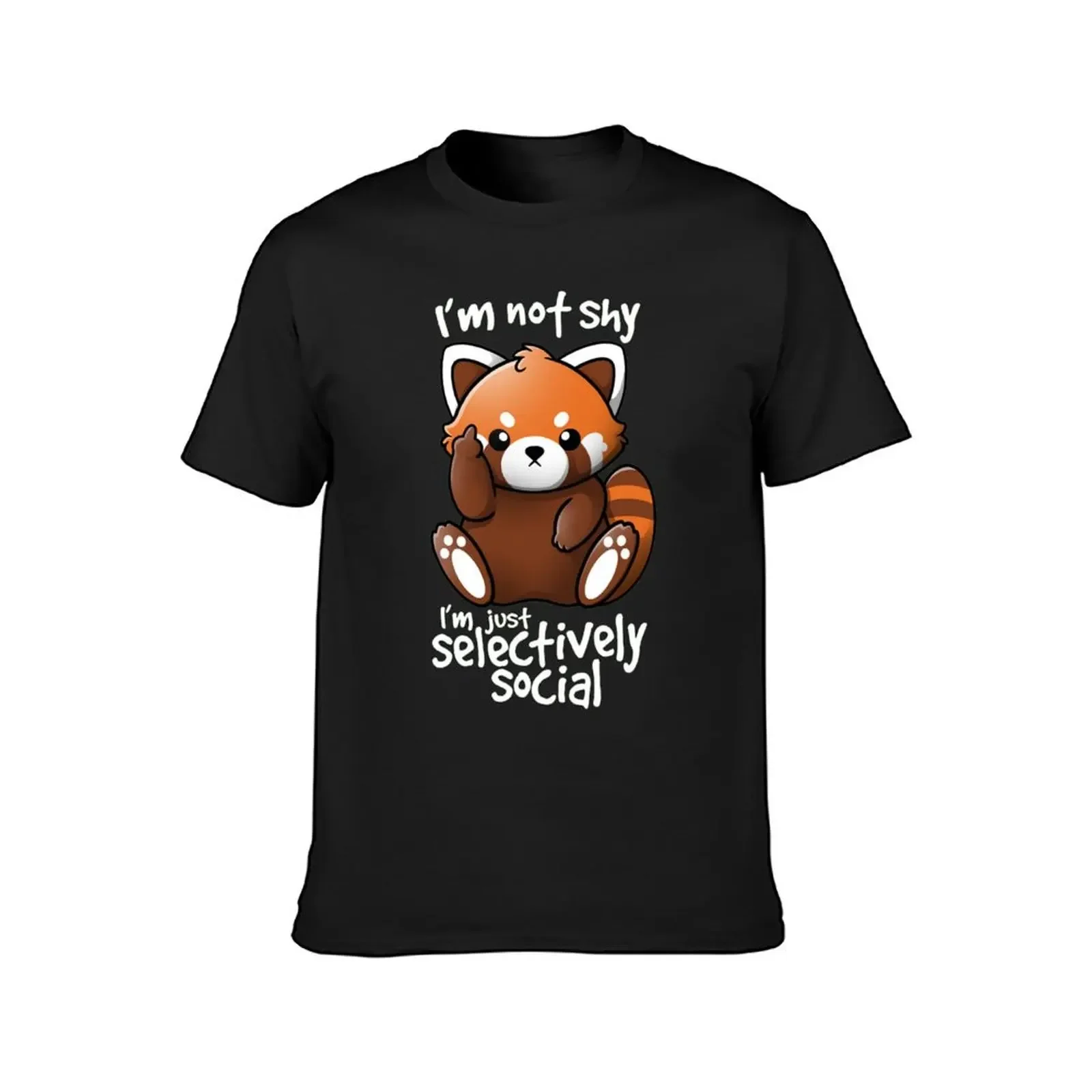 asocial bear T-Shirt shirts graphic korean fashion graphic tee shirt black t shirts for men