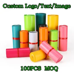 50/100PCS 100% PE Poly Mailer Mailing Bag DIY Express Box Clothing T-shirt Envelope Plastic Dress Gloves Trash Adhesive Pouches