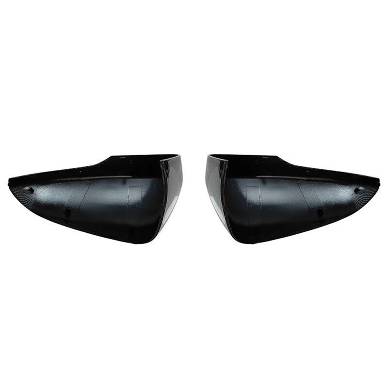 Car Carbon Fiber Black Reversing Mirror Cover Rearview Mirror Shell Cover for Ford US Standard Mondeo Fusion 2013-2021