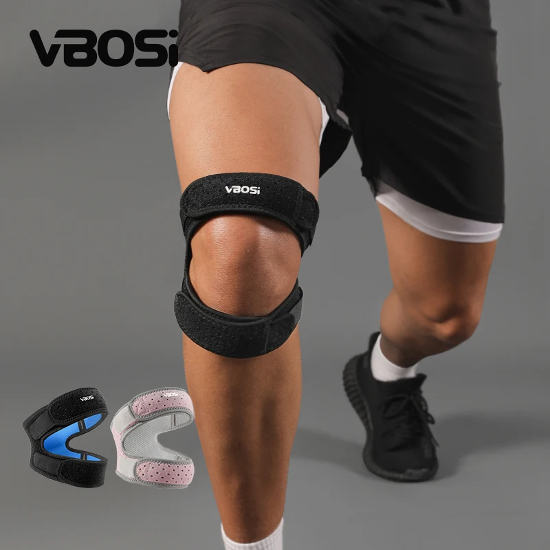 1-teiliger verstellbarer Kniegurt mit Patellar-Unterstützung zum Laufen, Basketball, Gewichtheben, für Männer und Frauen