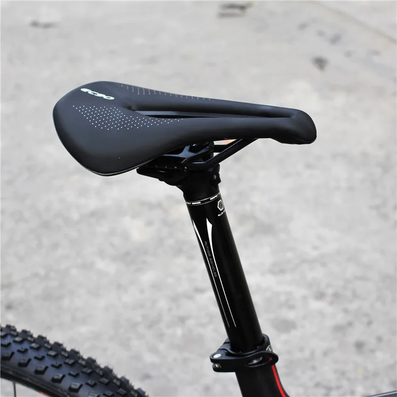 EC90 Bicycle Saddles PU Seat, MTB Road Bike Saddles, Ultralight Breathable Comfortable Seat Cushion, Bike Racing Saddle Parts