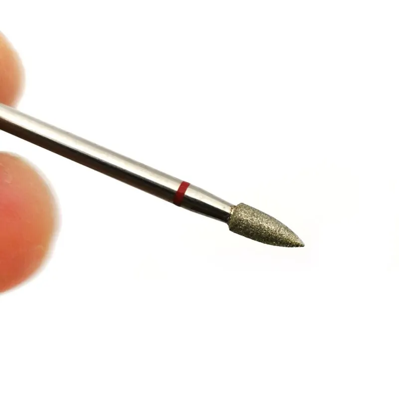 Cone Diamond Cuticle Bit Manicure Drills Nails Accessories Tools