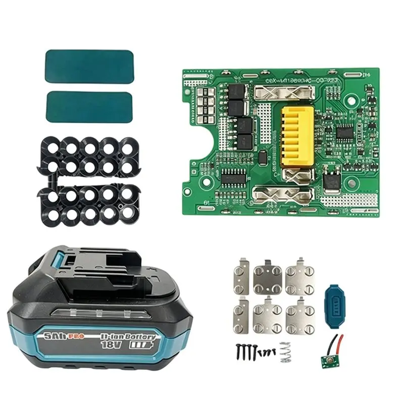 ●For BL1830 BL1840 BL1850 10X18650 Battery Case Li- Battery Charging Protection Board For Power Tools