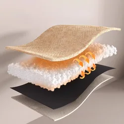 1pc Nordic Winter Cotton Thickened Velcro Curtain Sheet Finished Living Room Bedroom Balcony Only one side has Velcro