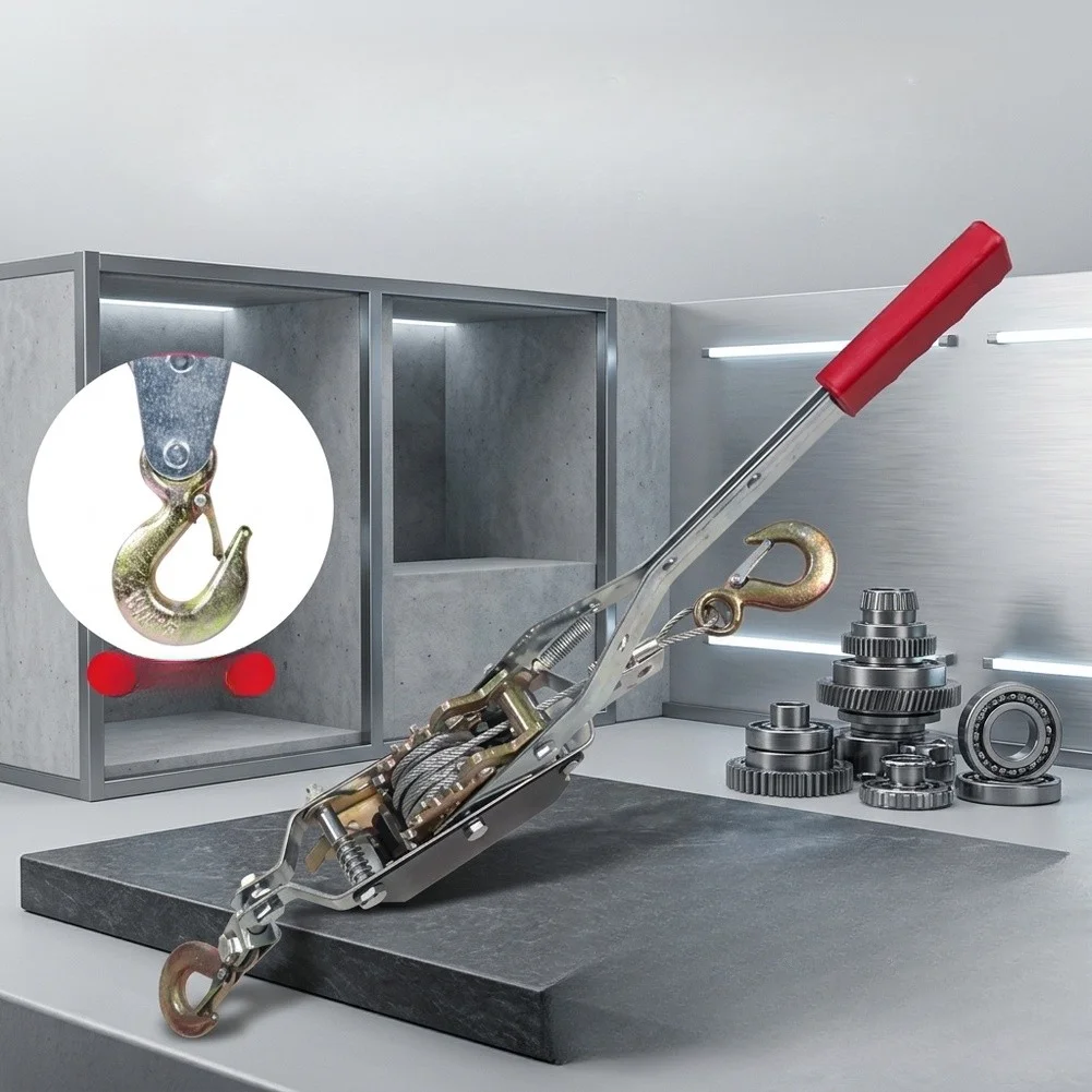 Ratchet-Operated Cable Tensioner for Steel Wire Rope Adjustment in For Power Transmission and Telecom Erecting