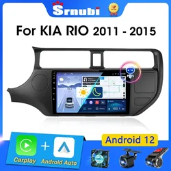 Srnubi Android 12 Car Radio for KIA K3 RIO 2011 2012 2013 2014 2015 Multimedia Player 2 Din Carplay Stereo GPS Wifi DVD Speakers