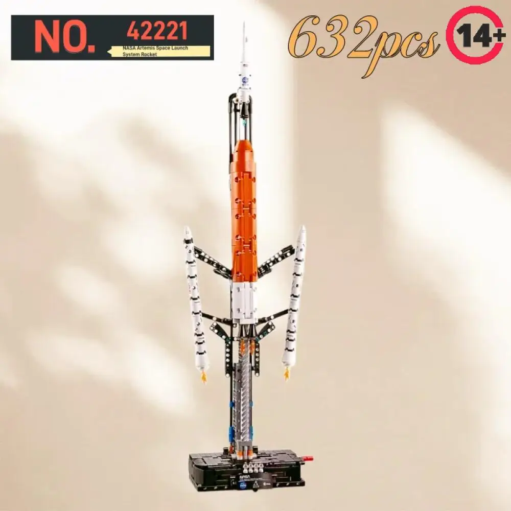 

In stock 2026 NEW 632PCS Creative Space Launch System Rocket room decoration Spaceship Adults Collectible Birthday Gifts