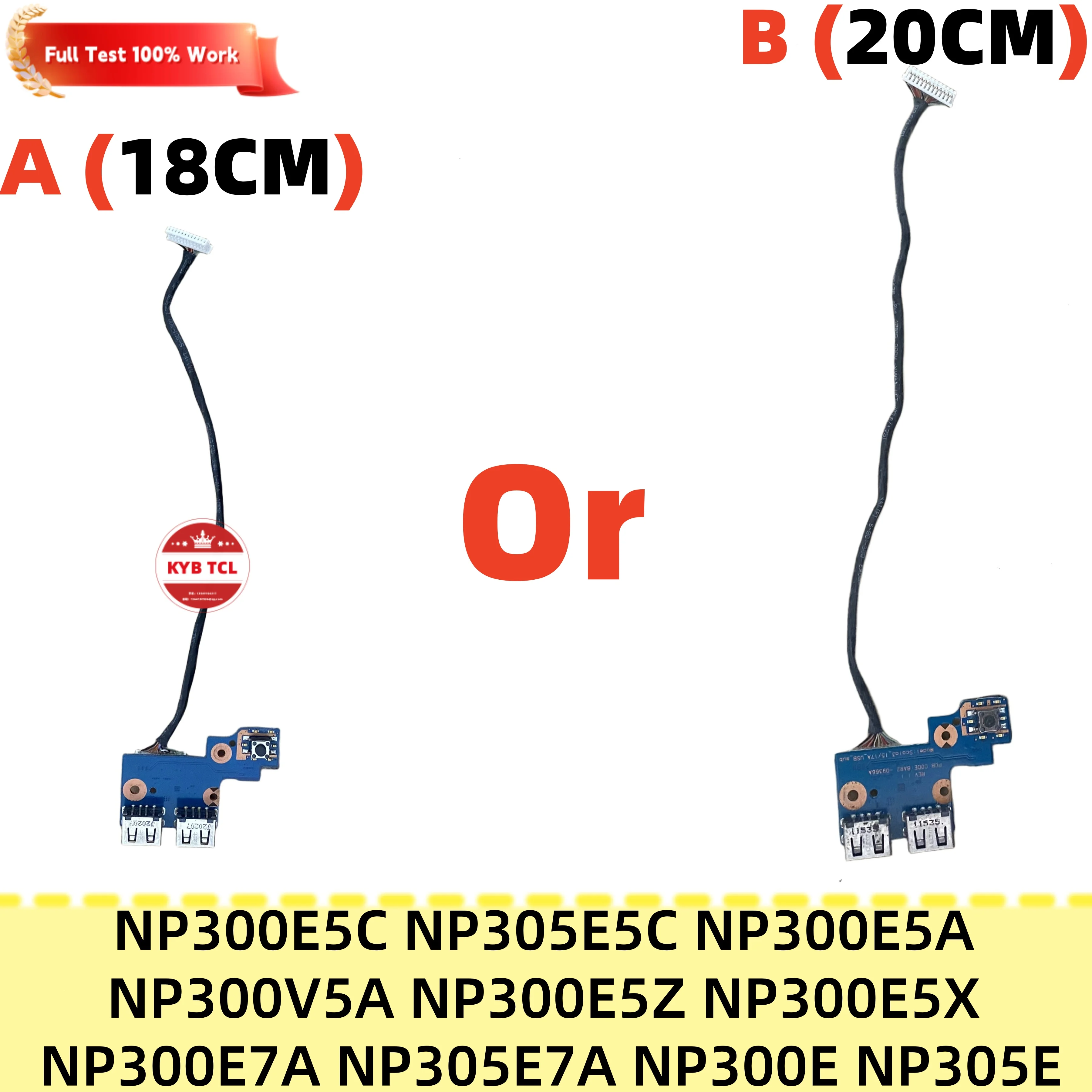 BA92-10202A BA92-08350A BA92-09366A Placa ou Cabo do Botão de Energia USB para Samsung NP305 NP305E NP300E5C NP305E5C NP300E5A NP300V5A NP300E5Z NP300E5X NP300E7A NP305E7A