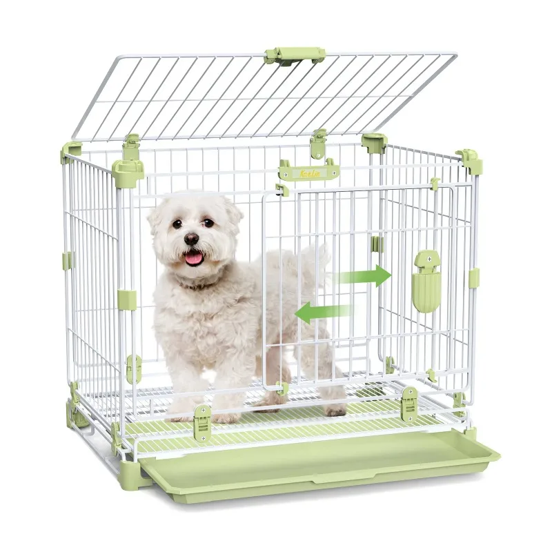 Foldable Portable Pet Cages & Houses with Mesh Windows Outdoor Wheeled Travel Cage for Cat and Small Dog