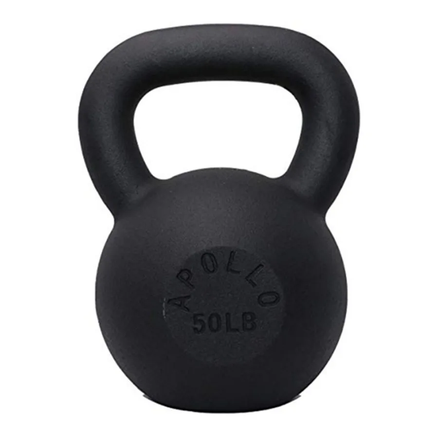 

50LBS Solid Cast Iron Kettlebells Ideal for Strength Training, Building Muscles Support for self-pickup face sheet, daily face
