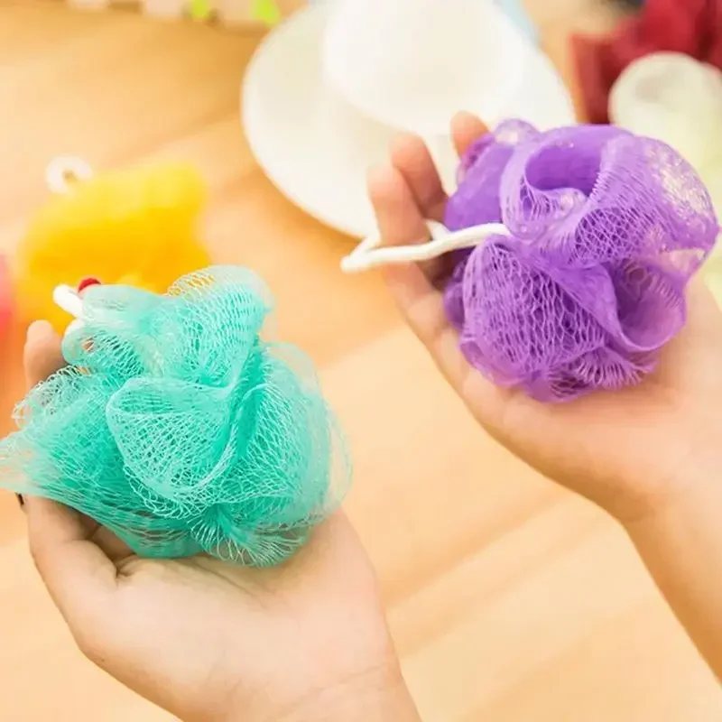 Mini Bath Sponge Tubs Ball, Bath Towel, Scrubber, Body Exfoliating, Shower Ball, Body Massage, Cleaning, Massage, 1Pc