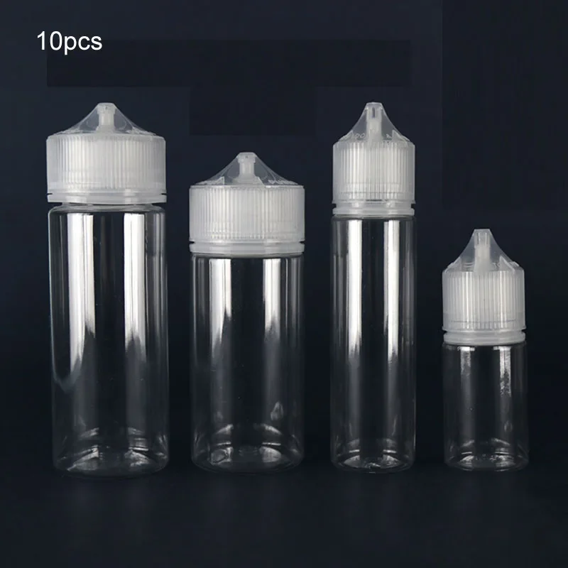 

200pcs 30ml Plastic PET Transparent Dropper Bottles Empty Vape Tools E Pen Juice Liquid Tip Countainers