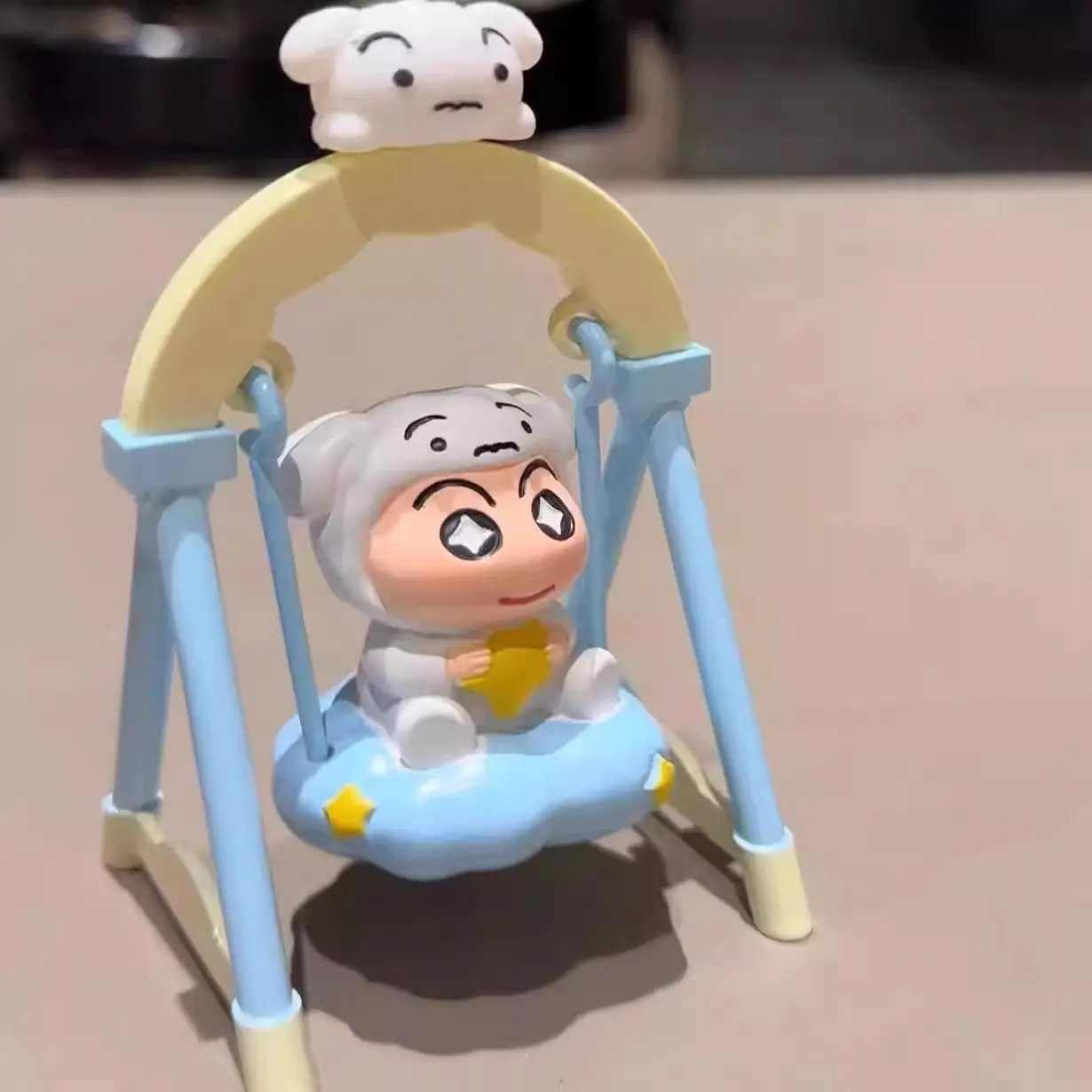 لعبة مجموعة زينة سطح المكتب Miniso Shin Chan Kawaii Blindbox