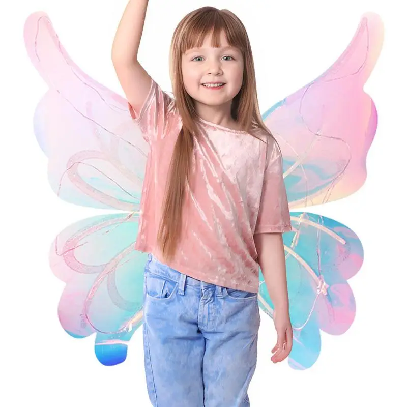 Glow in the Dark Kids Angel Wings Halloween Cosplay Dress Up Performance Decoration Christmas Costume