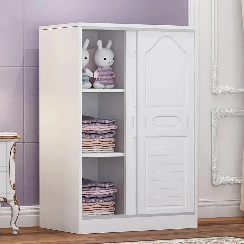 【2026】storage Cabinet Wardrobe Solid Wood Household Bedroom Sliding