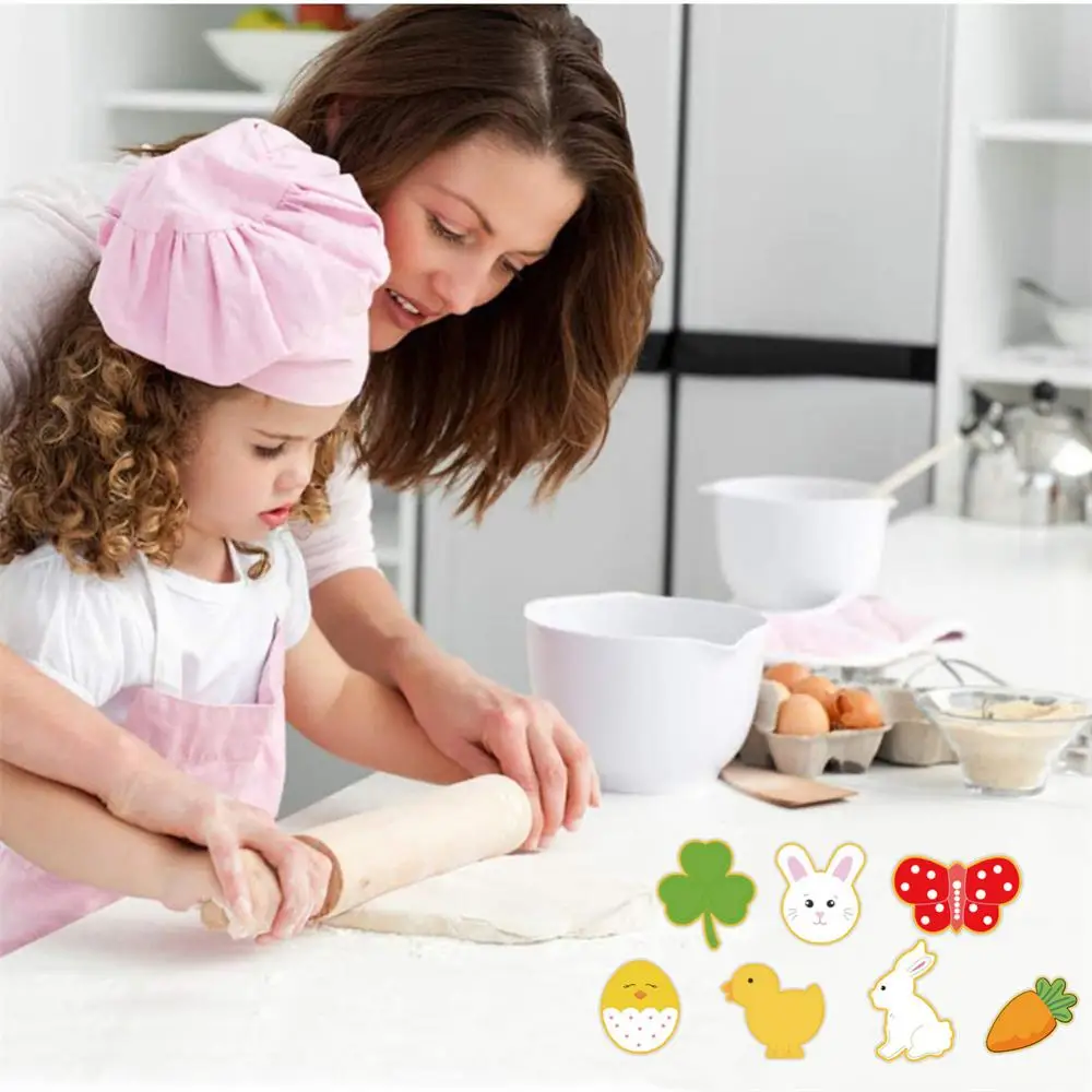 1/3PCS Rabbit Shape Mold Party Decoration Stainless Steel Kitchenware Home Kitchen Baking Pastry Tool Kitchen Gadgets