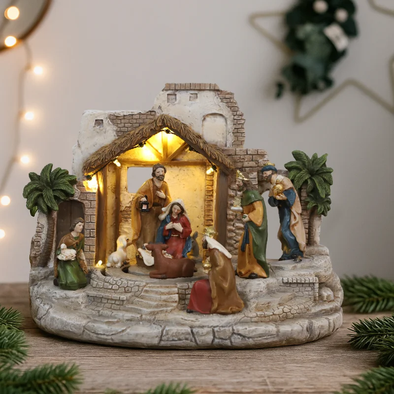 Art Craft Furniture - Ornement artisanal en résine pour crèche