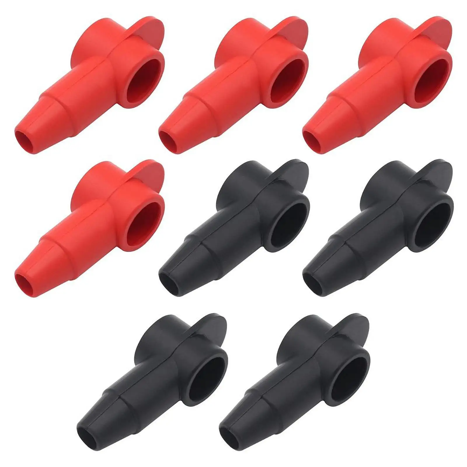 Alternator Battery Stud Silicone Cover Protector Set with Cable Ties for Car Truck Marine Motorcycle SUV