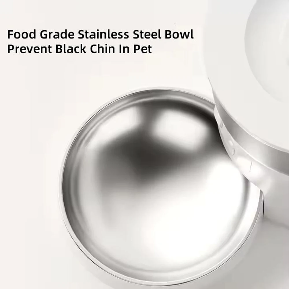 Smart Automatic 3L Cat Feeder Bowls With HD Camera And Timer Control view 3