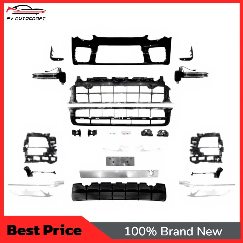 【2026】New Design 2025 976 DRL Headlight Car Bumper For Panamera 970.1 970.2 970 2010-2016 Turbo Upgrade To 976 Turbo S Design Bo