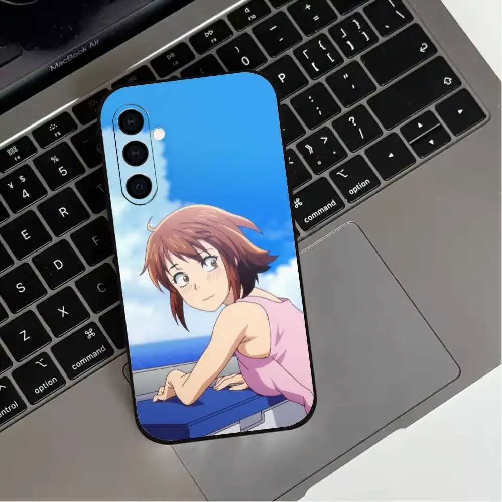 حافظة لهاتف سامسونج جالاكسي A73، A72، A71، A70، A53، A52، A51، غطاء أسود من السيليكون الناعم