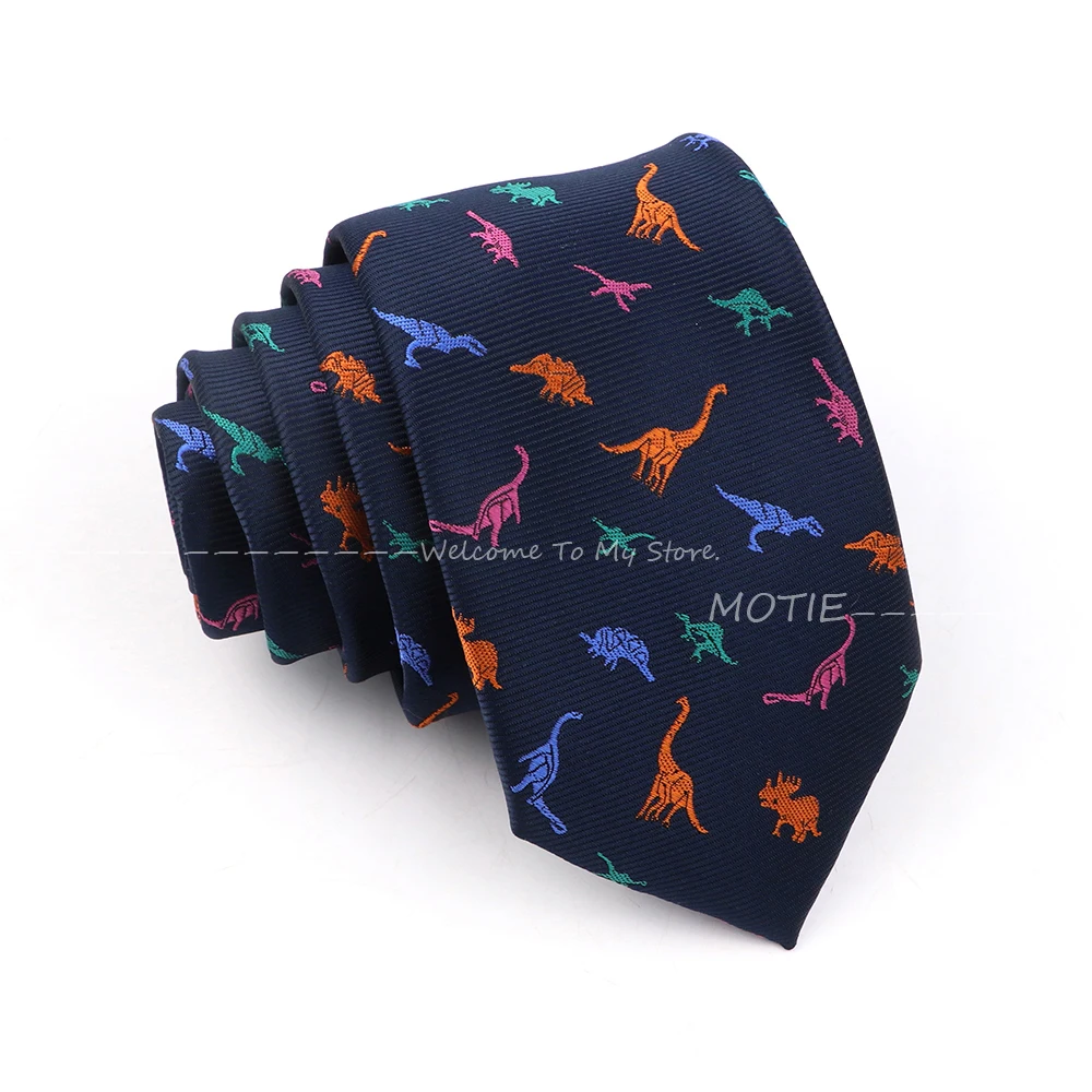 Lovely Polyester Necktie Blue Small Sailboats Pattern Tie For Men Wedding Party Daily Wear Shirt Suit Decoration Accessory Gift