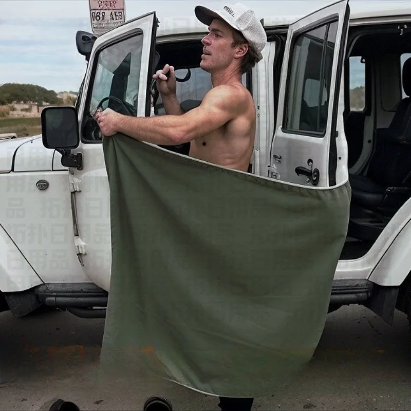 

Popular Magnet Towel Outdoor Magnetic Bath Towel Beach Portable Iron Stone Bath Towel