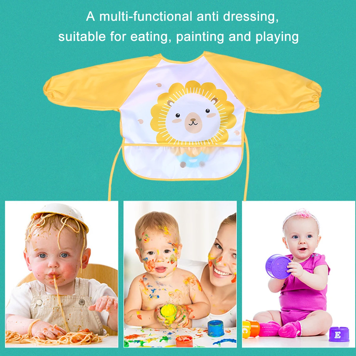 

Waterproof Smock Painting Apron for Art Reverse Wear