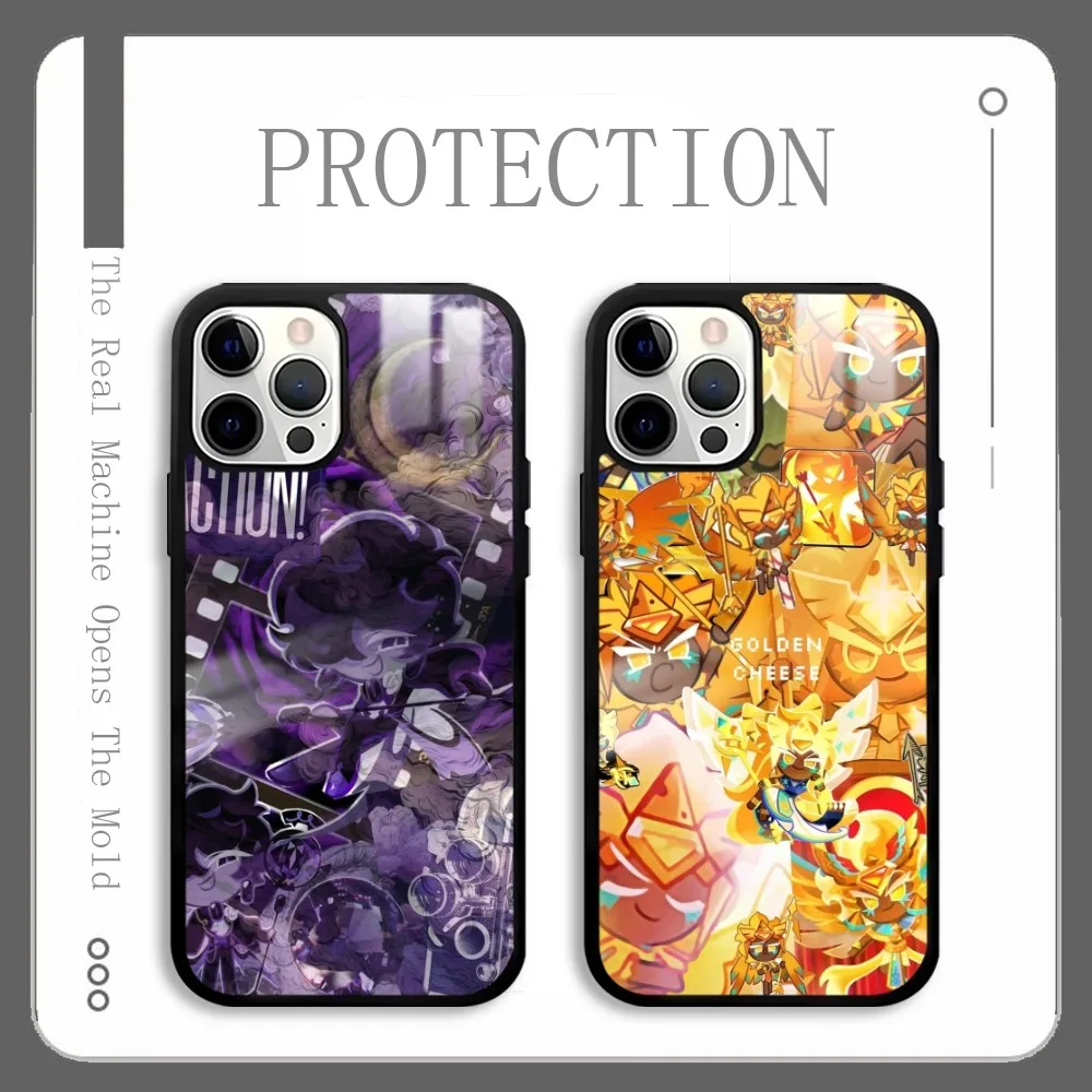 

C-Cookie Run KingdomS Game Phone Case For IPhone 16 15 14 13 12 11 Pro Xs Max Mini Plus Celulares Hard Funda
