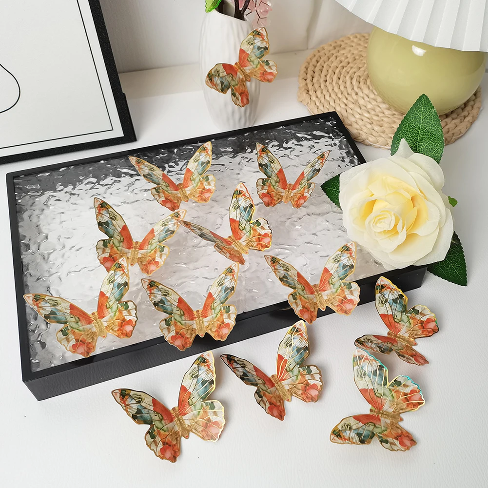 ملصقات حائط على شكل فراشة ثلاثية الأبعاد لتزيين غرفة الأطفال كصور تظهر ملصقات حائط على شكل فراشة ثلاثية الأبعاد تصاميم فريدة من نوعها