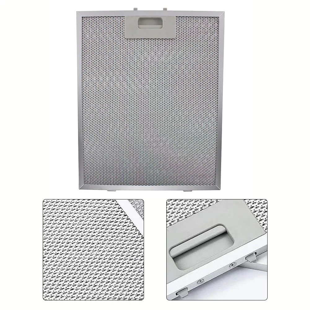 

Silver Cooker Hood Filters Metal Mesh Extractor Vent Filters 300 X 240 X 9mm Aluminium Aspirators Metal Grease Mesh